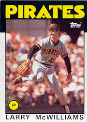1986 Topps Baseball Cards      425     Larry McWilliams